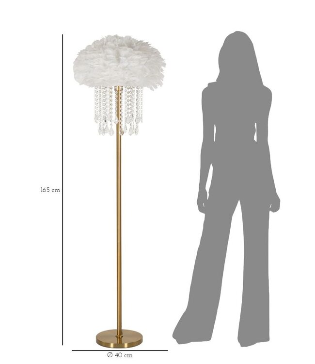 Mauro Ferretti VLOERLAMP DIAMON CM Ø 40X165