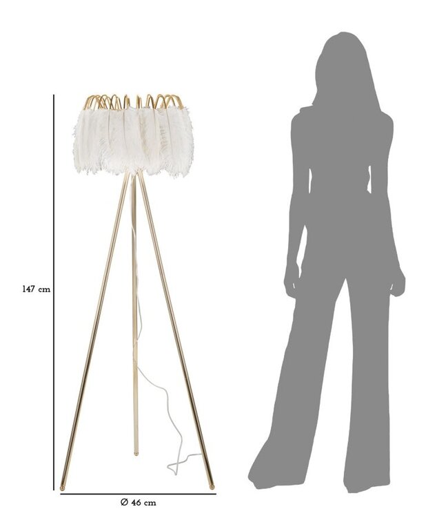 Mauro Ferretti VLOERLAMP VEERSTANDAARD CM Ø 46X147