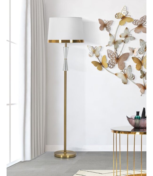 Mauro Ferretti VLOERLAMP CRISTAL CM Ø 40X153