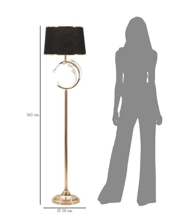 Mauro Ferretti VLOERLAMP BRUXELLES CM Ø 38X160