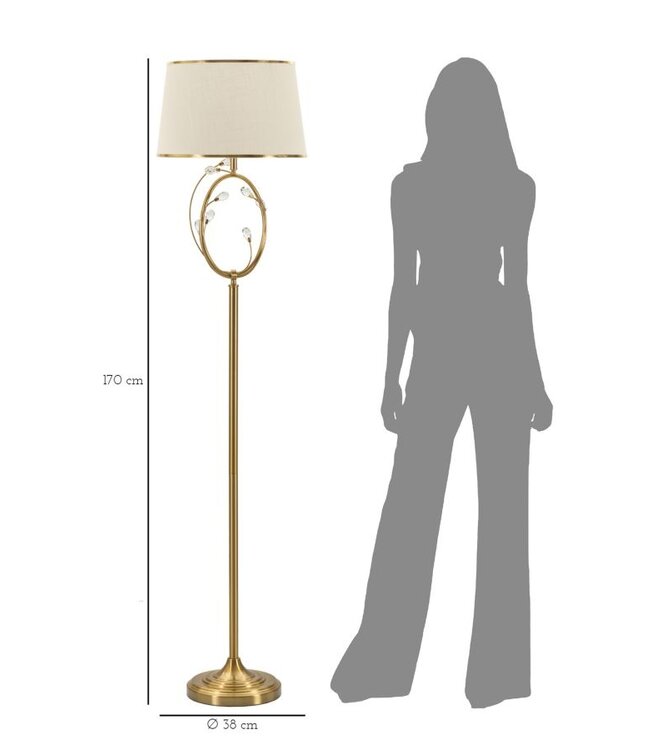 Mauro Ferretti VLOERLAMP VERSAILLES CM Ø 38X170