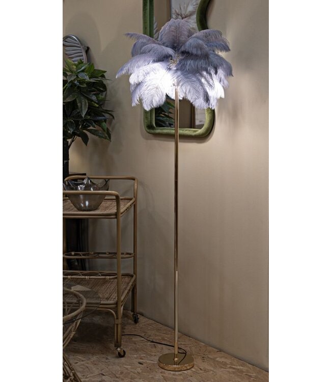 Mauro Ferretti VLOERLAMP PALM GRIJS CM Ø 55X160