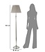 Mauro Ferretti VLOERLAMP ZILVERACHTIG CM ..... - 1713310001