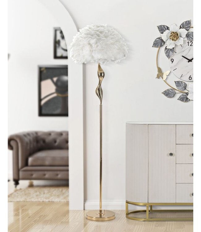 Mauro Ferretti VLOERLAMP SLANK WIT CM Ø 50X165