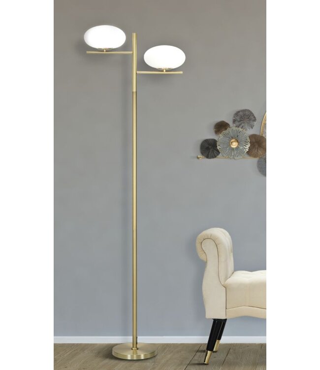 Mauro Ferretti VLOERLAMP OVAAL GLAMY CM 51x24x180