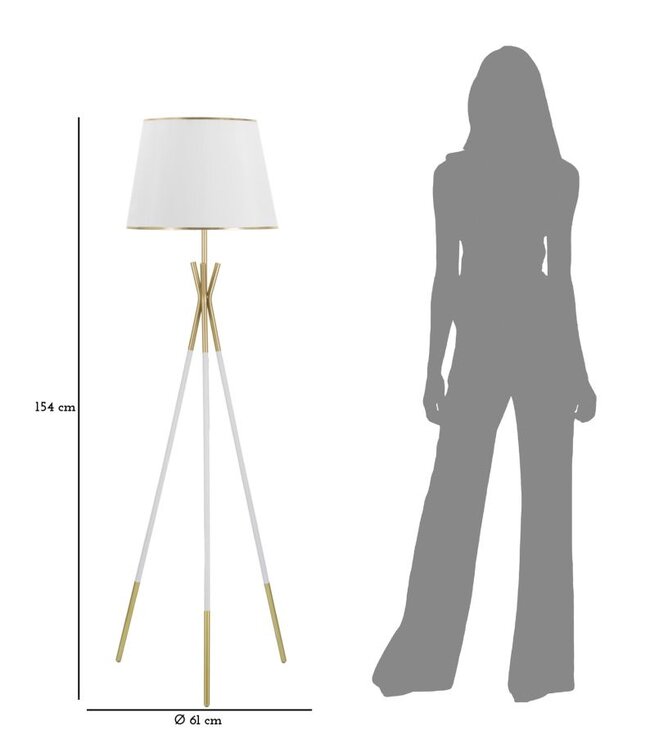 Mauro Ferretti VLOERLAMP TRIPLY CM Ø 61X154