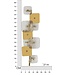 Mauro Ferretti WANDLAMP GLAZIG CM 24X13X76