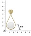 Mauro Ferretti WANDLAMP GLAMY DROP CM 24x20x52 - 1711360000