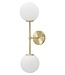 Mauro Ferretti WANDLAMP GLAMY DOPPIA CM 15x21x55 - 1711340000