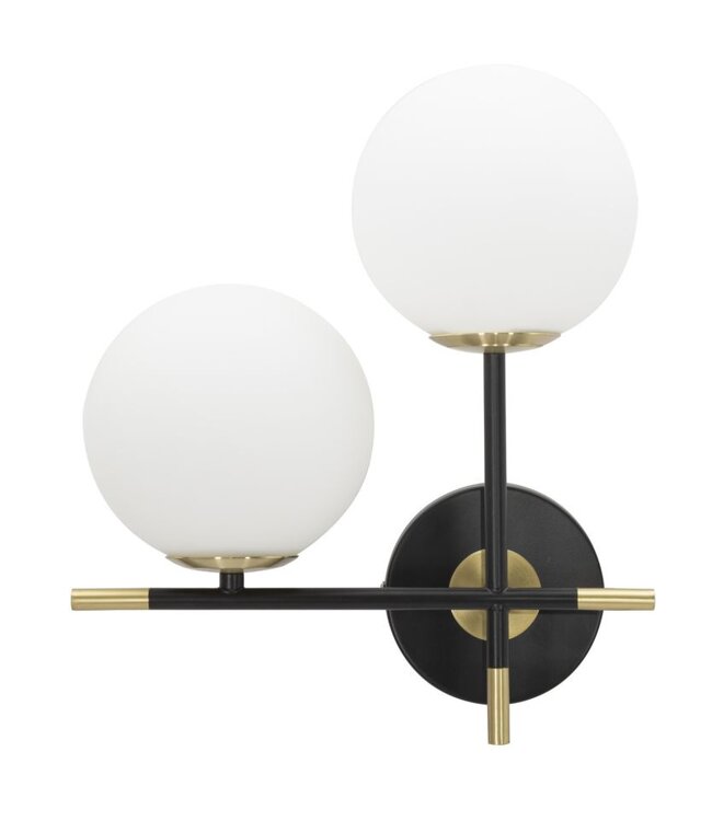 Mauro Ferretti WANDLAMP DARKY DUBBEL CM 30x17x35