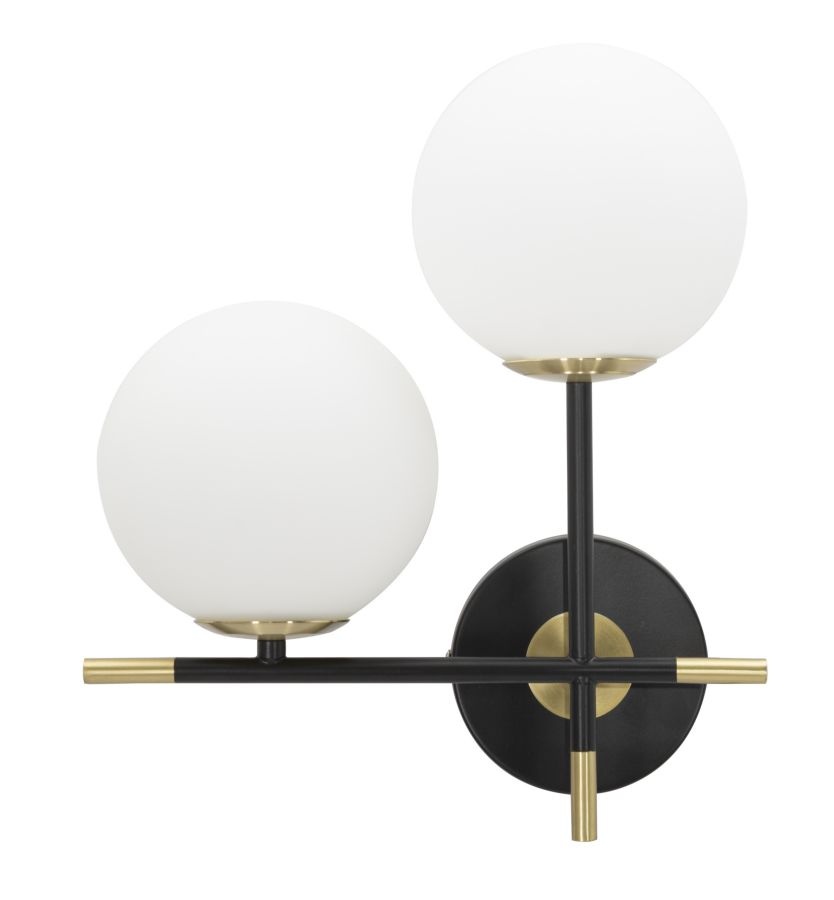 WANDLAMP DARKY DUBBEL CM 30x17x35 afbeelding