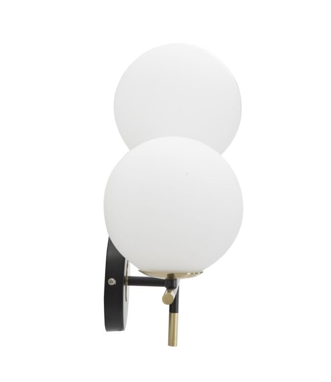 Mauro Ferretti WANDLAMP DARKY DUBBEL CM 30x17x35