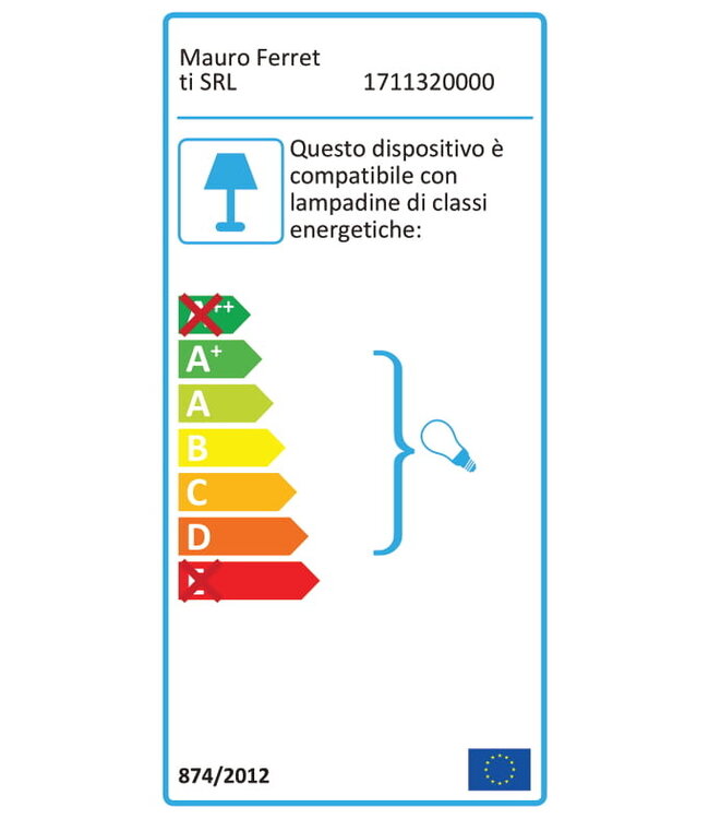 Mauro Ferretti WANDLAMP DARKY STREET CM 19x31x51 - 1711320000