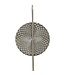 Mauro Ferretti WANDLAMP ZILVERKLEURIG CM 28X15X54