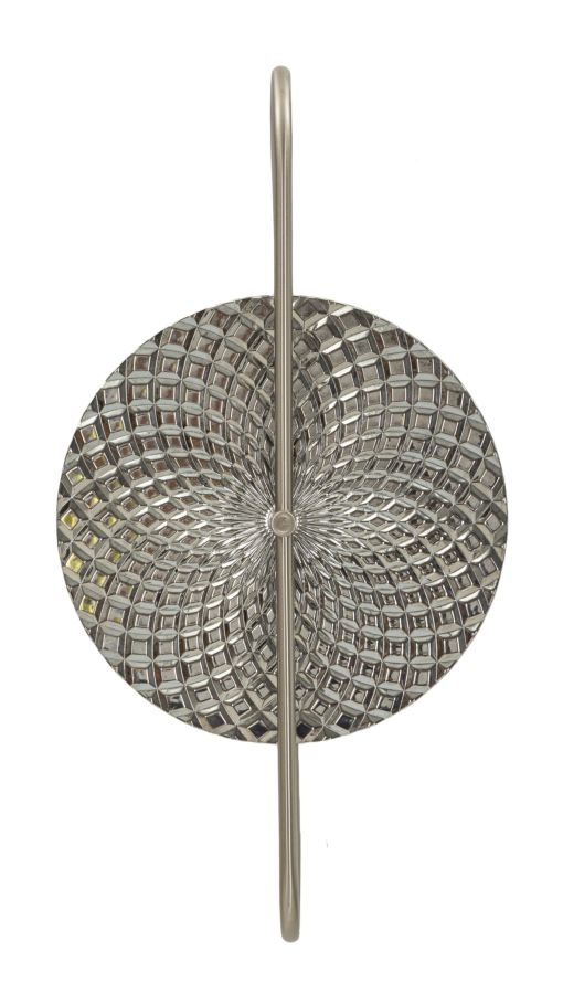 WANDLAMP ZILVERKLEURIG CM 28X15X54 afbeelding