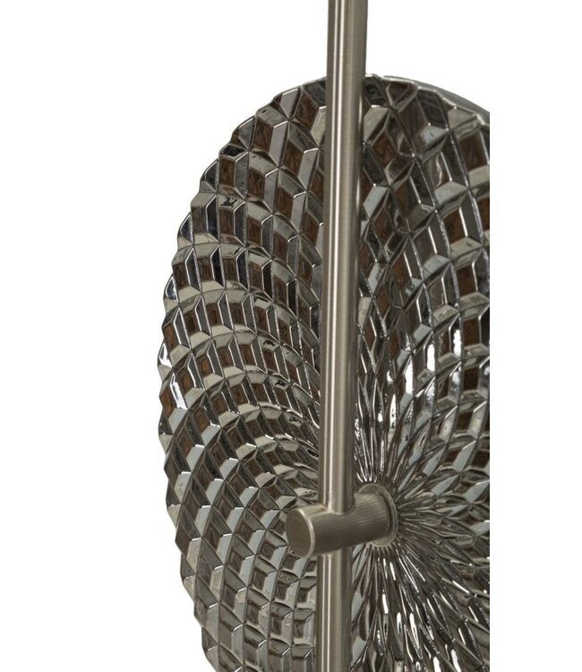 Mauro Ferretti WANDLAMP ZILVERKLEURIG CM 28X15X54