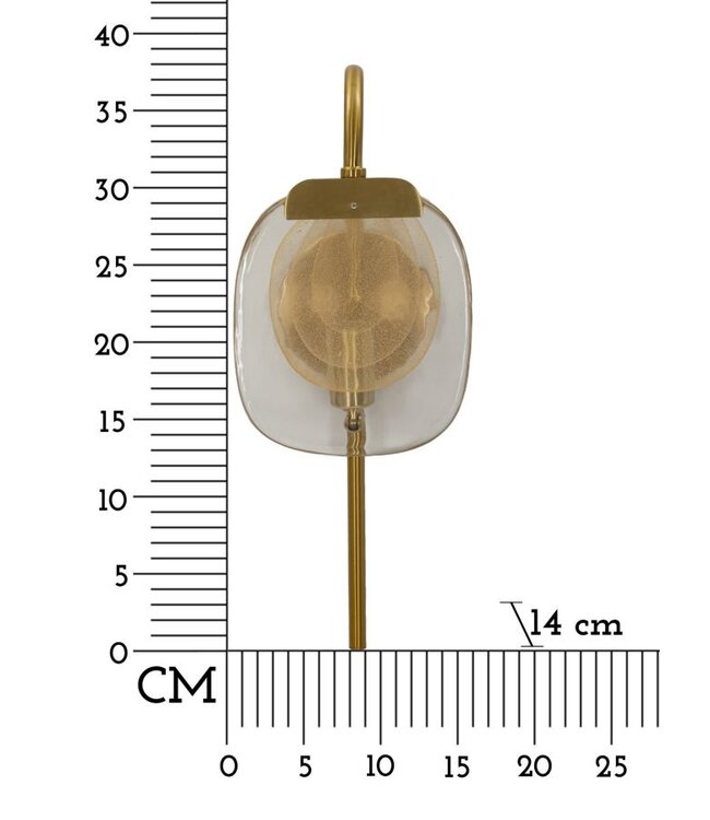 Mauro Ferretti WANDLAMP SOFTY CM 15X14X38