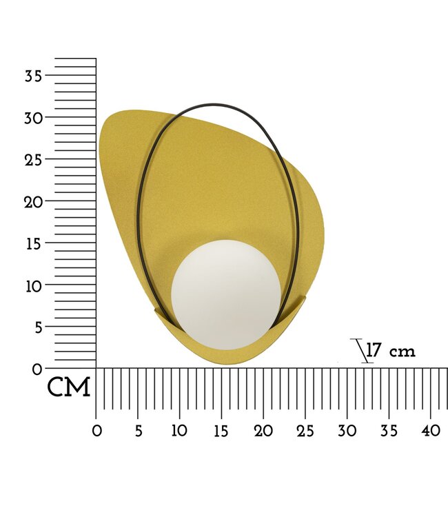 Mauro Ferretti WANDLAMP CIRCLY CM 28X17X32