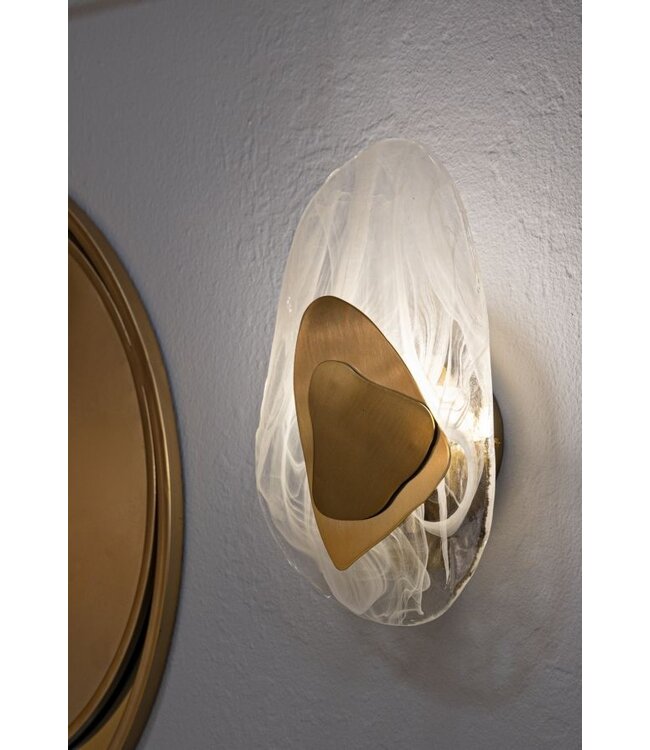 Mauro Ferretti WANDLAMP OCEAAN GOUD CM 21X8X31