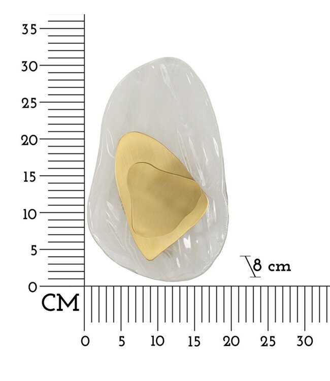 Mauro Ferretti WANDLAMP OCEAAN GOUD CM 21X8X31