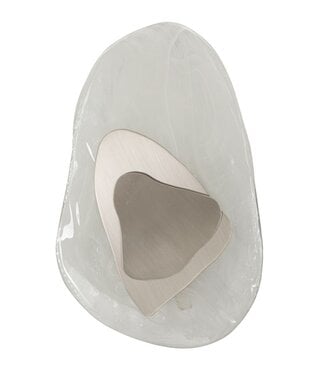 Mauro Ferretti WANDLAMP OCEAAN ZILVER CM 21X8X31