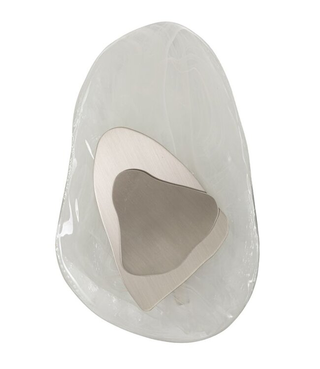 Mauro Ferretti WANDLAMP OCEAAN ZILVER CM 21X8X31