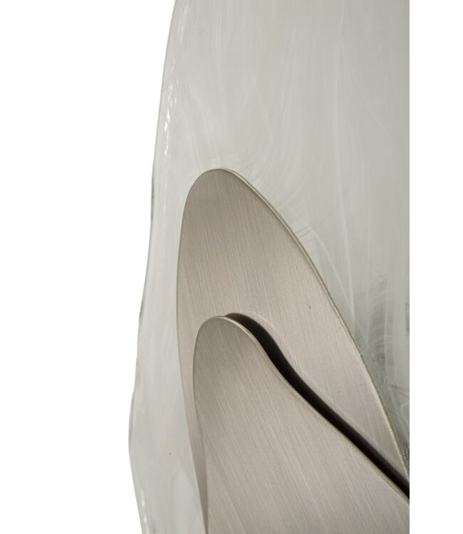 Mauro Ferretti WANDLAMP OCEAAN ZILVER CM 21X8X31