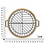 Mauro Ferretti WANDPLANK CEBU CM 72,5X18X65 - 1425960000