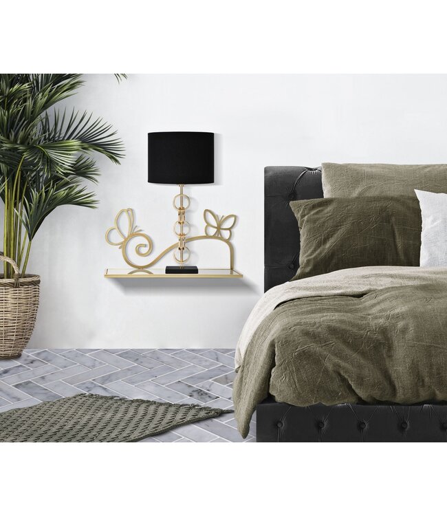 Mauro Ferretti BEDKAST ZIJKANT VLINDER SET 2 STUKS CM 41,5X18X21