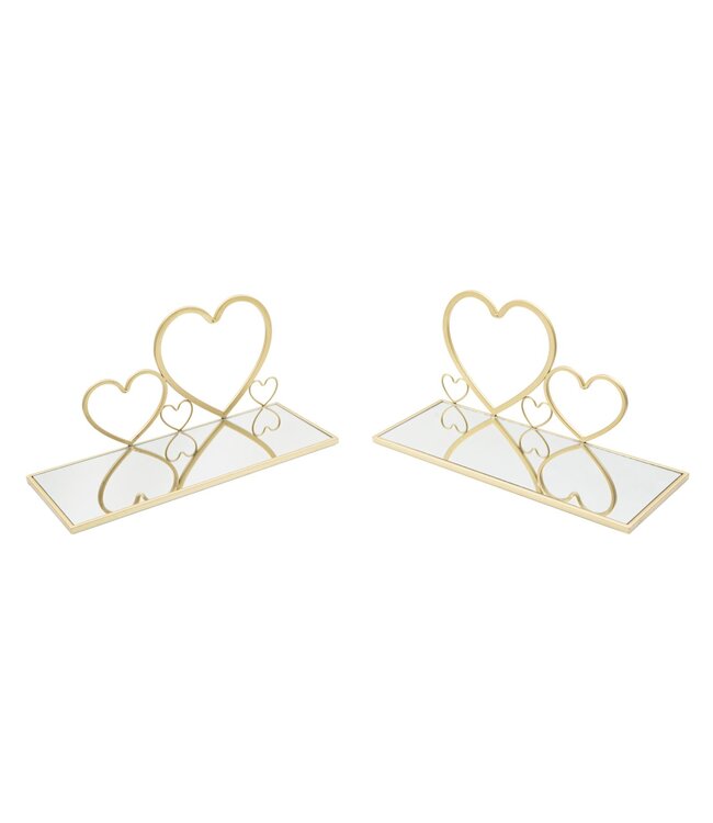 Mauro Ferretti BEDKAST SIDE HARTJES SET 2 STUKS CM 41,5X18X21