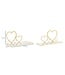 Mauro Ferretti BEDKAST SIDE HARTJES SET 2 STUKS CM 41,5X18X21