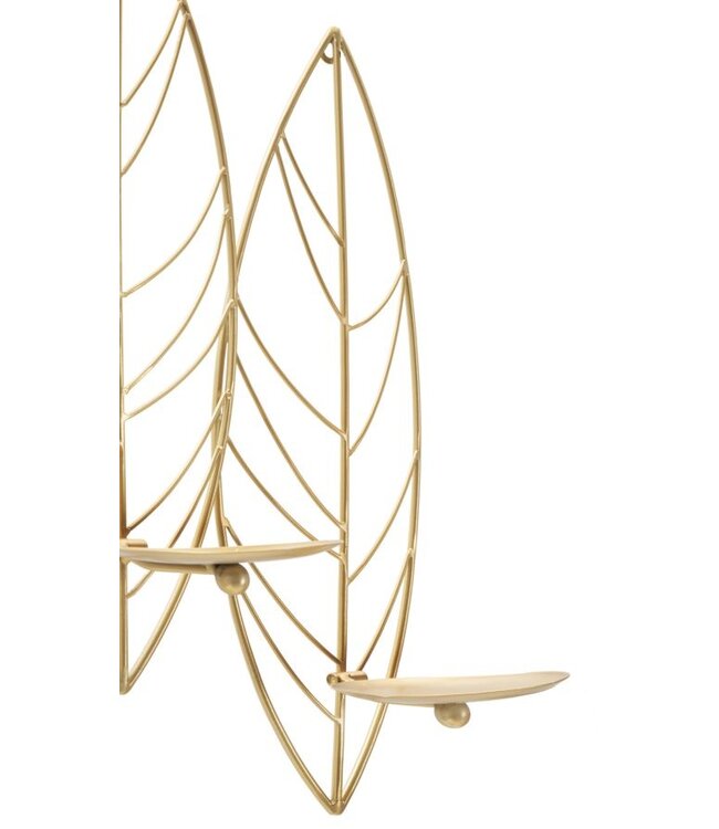 Mauro Ferretti WAND KANDELAAR BLAD CM 66X14X56