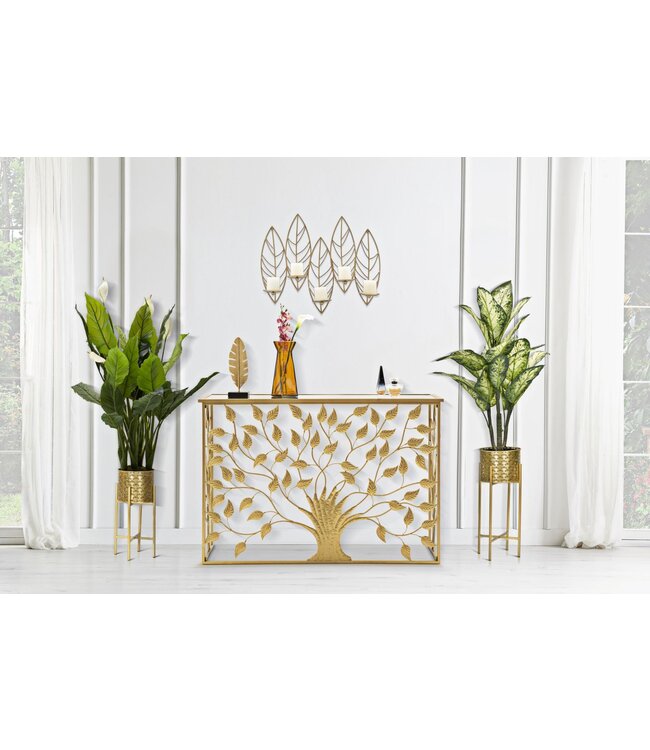 Mauro Ferretti WAND KANDELAAR BLAD CM 66X14X56