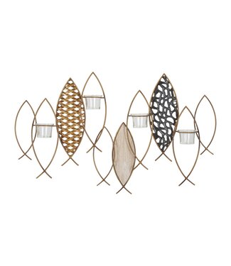 Mauro Ferretti VIS MUUR KANDELAAR CM 66X9X40,5 - 1903930000