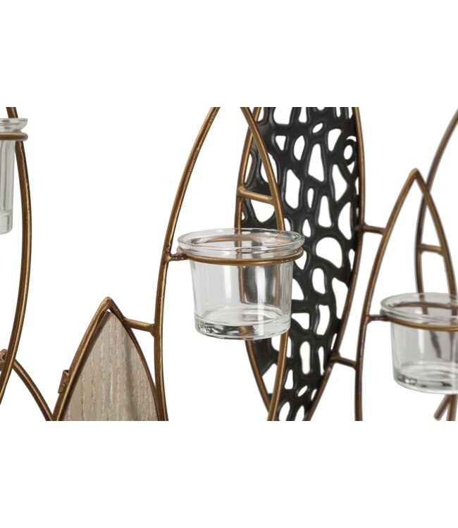 Mauro Ferretti VIS MUUR KANDELAAR CM 66X9X40,5