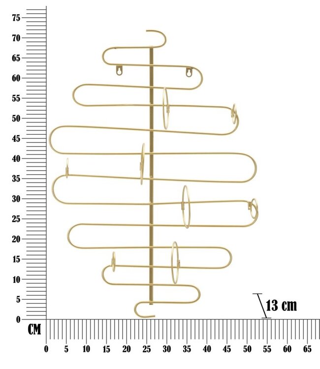 Mauro Ferretti WAND FLESSENHOUDER ALID CM 53X13X72
