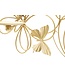 Mauro Ferretti WAND KANDELAAR VLINDERS CM 61X12X34