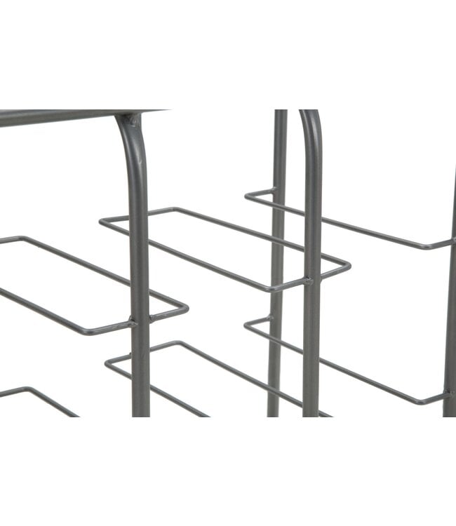Mauro Ferretti FLESSENREK VIERKANT (9 flessen) CM 40X23X47,5