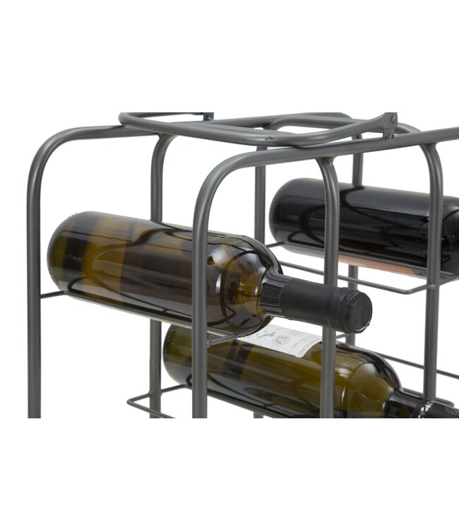 Mauro Ferretti FLESSENREK VIERKANT (9 flessen) CM 40X23X47,5