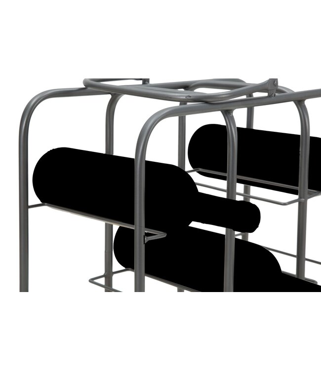 Mauro Ferretti FLESSENREK VIERKANT (9 flessen) CM 40X23X47,5