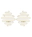 Mauro Ferretti ALID WAND KANDELAAR SET 2 STUKS CM 33X10X34