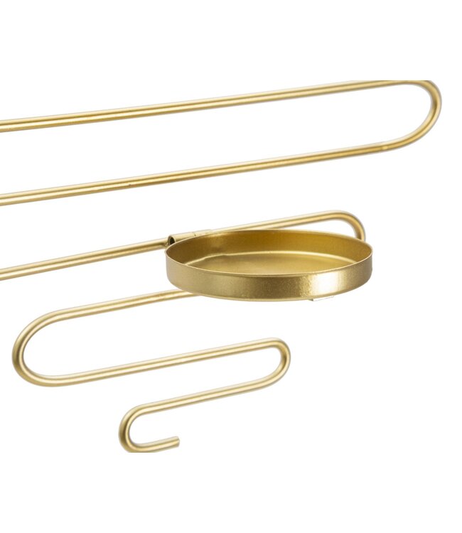 Mauro Ferretti ALID WAND KANDELAAR SET 2 STUKS CM 33X10X34