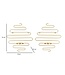 Mauro Ferretti ALID WAND KANDELAAR SET 2 STUKS CM 33X10X34