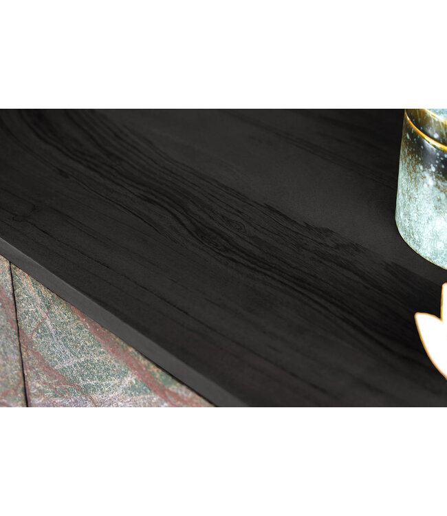 Invicta Interior Massief houten TV-lowboard MOUNTAIN SOUL 160cm hangend echt natuursteen acacia - 43482