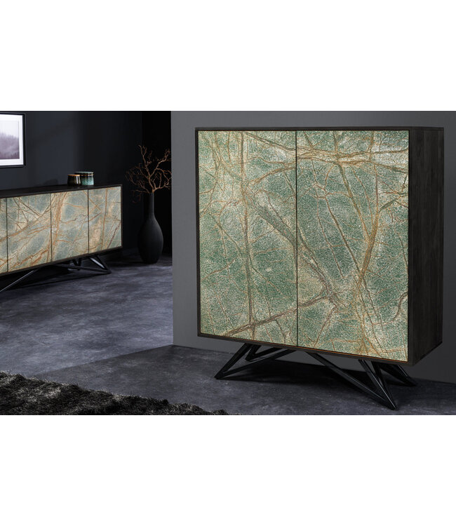 Invicta Interior Massief houten dressoir MOUNTAIN SOUL 120 cm kast van echt natuursteen acacia - 43794