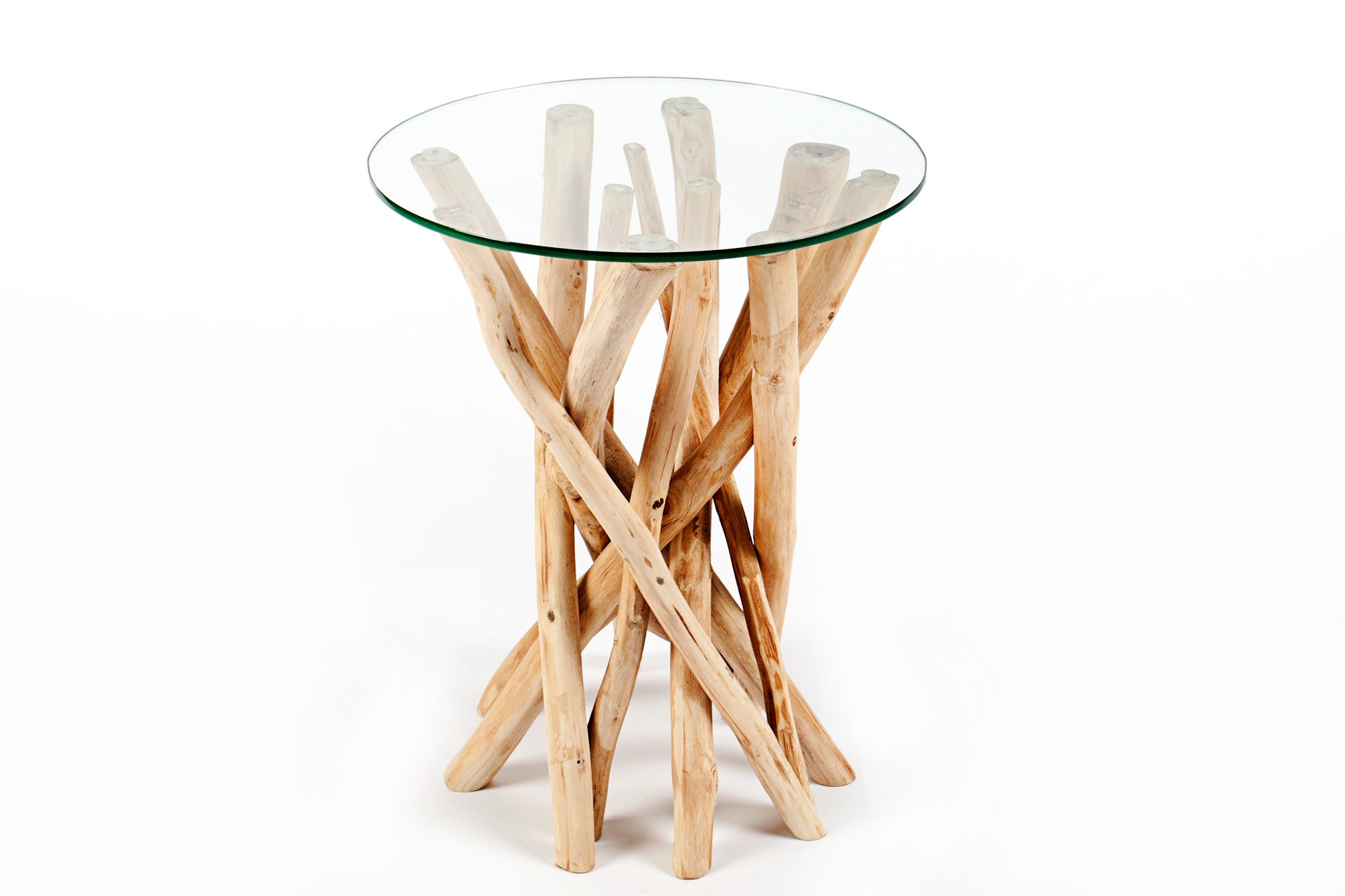 Glasplaat Ø 40cm rond voor bijzettafels gehard glas - 19807-2 afbeelding