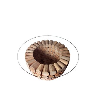 Invicta Interior Glasplaat Ø 70cm rond voor salontafels 10mm gehard glas - 37442-2