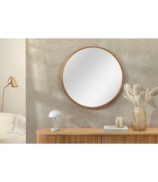 Invicta Interior Ronde wandspiegel PORTRAIT 60cm goud ijzer handgemaakt - 46096