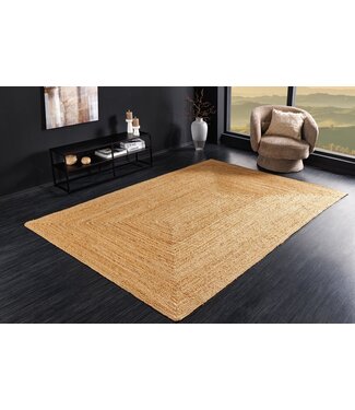 Invicta Interior Flatweave Vloerkleed PURE NATURE 230x160cm Jute handgeweven - 44435