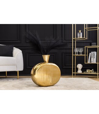 Invicta Interior Grote vaas ORIENT XL 60cm goud gehamerd design handgemaakt - 44865